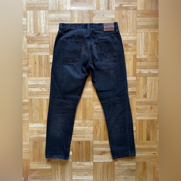 Levis Distressed Straight Jeans - Picture 4 of 7